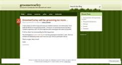 Desktop Screenshot of groomercarley.wordpress.com