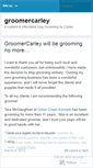 Mobile Screenshot of groomercarley.wordpress.com