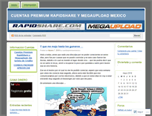 Tablet Screenshot of cuentaspremiummexico.wordpress.com