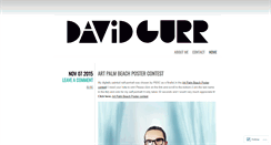 Desktop Screenshot of davidgurrmusic.wordpress.com