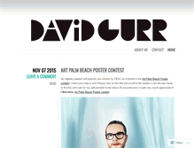 Tablet Screenshot of davidgurrmusic.wordpress.com