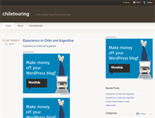 Tablet Screenshot of chiletouring.wordpress.com