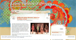 Desktop Screenshot of latestfashionofdresses.wordpress.com