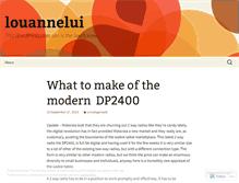 Tablet Screenshot of louannelui.wordpress.com