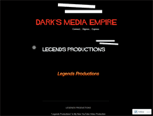 Tablet Screenshot of darksmediaempire.wordpress.com