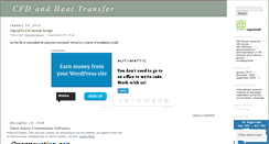 Desktop Screenshot of cfdandheattransfer.wordpress.com