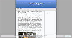 Desktop Screenshot of globalrhythm.wordpress.com