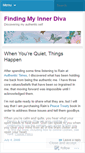Mobile Screenshot of findingmyauthenticself.wordpress.com