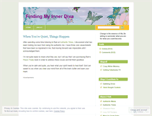 Tablet Screenshot of findingmyauthenticself.wordpress.com