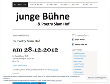 Tablet Screenshot of jbuehne.wordpress.com