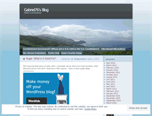 Tablet Screenshot of gabriel76.wordpress.com