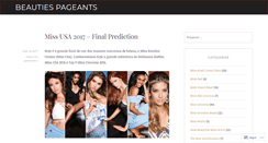 Desktop Screenshot of beautiespageants.wordpress.com