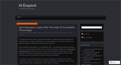 Desktop Screenshot of alesquivel.wordpress.com