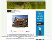 Tablet Screenshot of neuesstellingen.wordpress.com