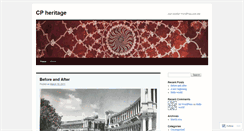 Desktop Screenshot of cpheritage.wordpress.com