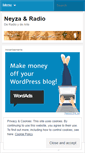 Mobile Screenshot of neyzaradio.wordpress.com