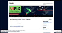 Desktop Screenshot of fib2011.wordpress.com