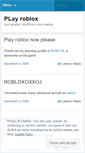 Mobile Screenshot of playorobloxnow.wordpress.com