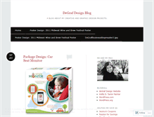 Tablet Screenshot of degrafdesign.wordpress.com