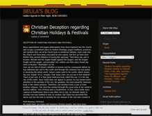 Tablet Screenshot of beulabest.wordpress.com