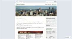 Desktop Screenshot of chrishanna88.wordpress.com