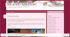 Desktop Screenshot of myadoptionstory.wordpress.com