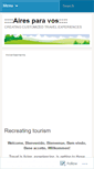 Mobile Screenshot of airesparavos.wordpress.com