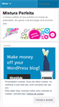 Mobile Screenshot of misturaperfeita.wordpress.com