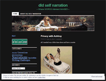 Tablet Screenshot of dldselfnarration.wordpress.com
