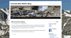 Desktop Screenshot of coloradobeerweek.wordpress.com