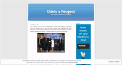 Desktop Screenshot of odeioapeugeot.wordpress.com