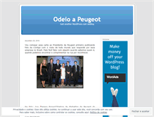 Tablet Screenshot of odeioapeugeot.wordpress.com