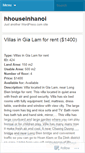 Mobile Screenshot of hhouseinhanoi.wordpress.com