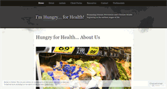 Desktop Screenshot of hungry4health.wordpress.com