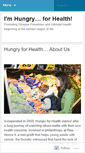 Mobile Screenshot of hungry4health.wordpress.com