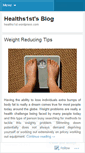 Mobile Screenshot of healths1st.wordpress.com