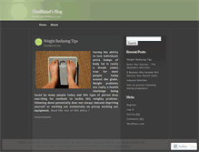 Tablet Screenshot of healths1st.wordpress.com