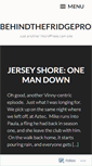 Mobile Screenshot of behindthefridgeproductions.wordpress.com