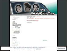 Tablet Screenshot of goodworkstour.wordpress.com