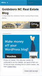 Mobile Screenshot of goldsbororealestate.wordpress.com