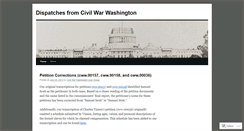 Desktop Screenshot of civilwarwashington.wordpress.com