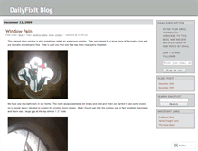 Tablet Screenshot of dailyfixit.wordpress.com
