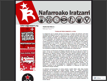 Tablet Screenshot of nafarroakoiratzarri.wordpress.com