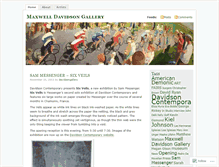 Tablet Screenshot of davidsongallery.wordpress.com