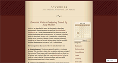 Desktop Screenshot of converses.wordpress.com