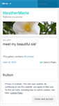 Mobile Screenshot of heathermarieblog.wordpress.com