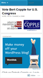 Mobile Screenshot of coppleforcongress.wordpress.com