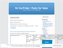 Tablet Screenshot of njsurfriderdrafts.wordpress.com