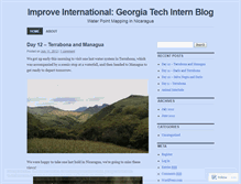 Tablet Screenshot of improveinterns.wordpress.com