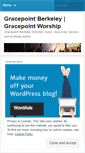 Mobile Screenshot of gracepointworship.wordpress.com